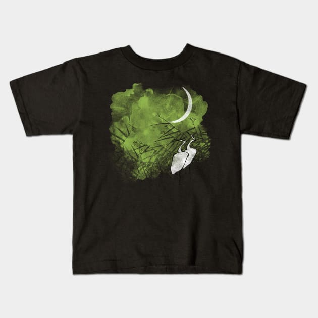 Green Romance Kids T-Shirt by bulografik